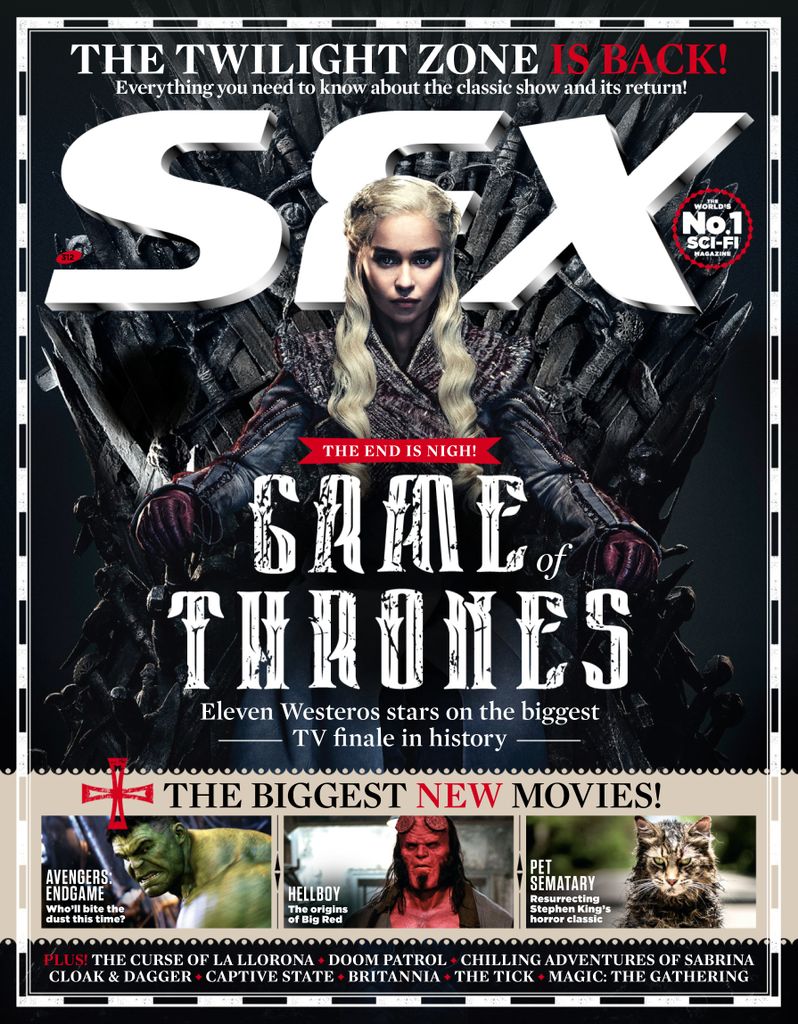 SFX magazine side cover Issue 312  May 2019