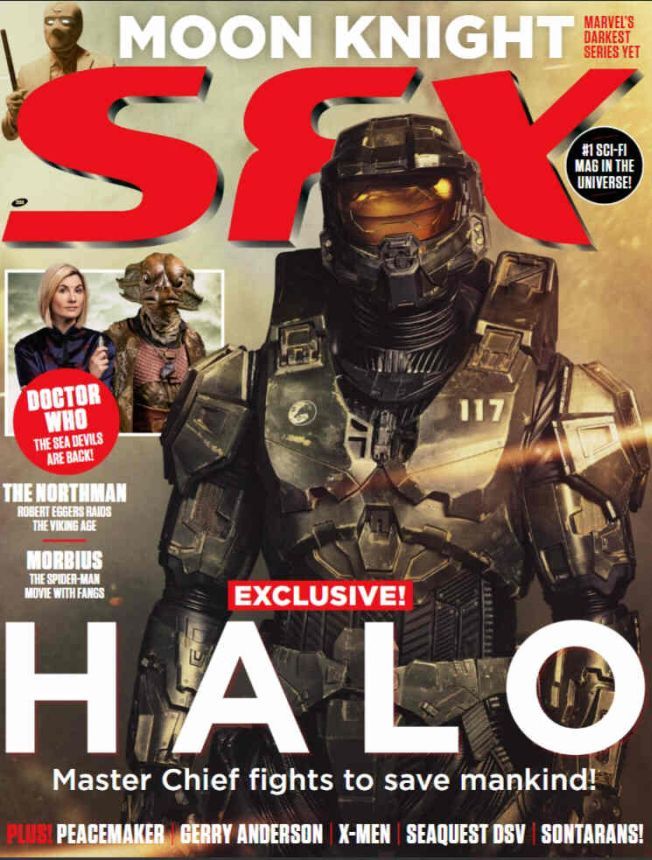 SFX magazine side cover Issue 351  April 2022