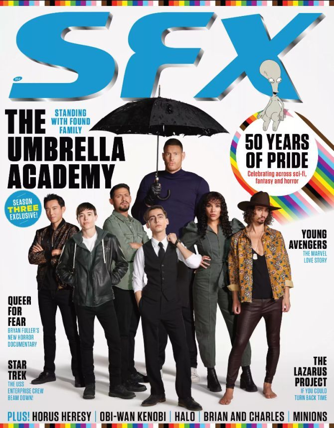 SFX magazine side cover Issue 354  July 2022