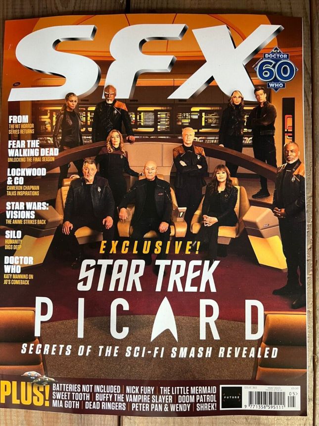SFX magazine side cover Issue 365  May 2023