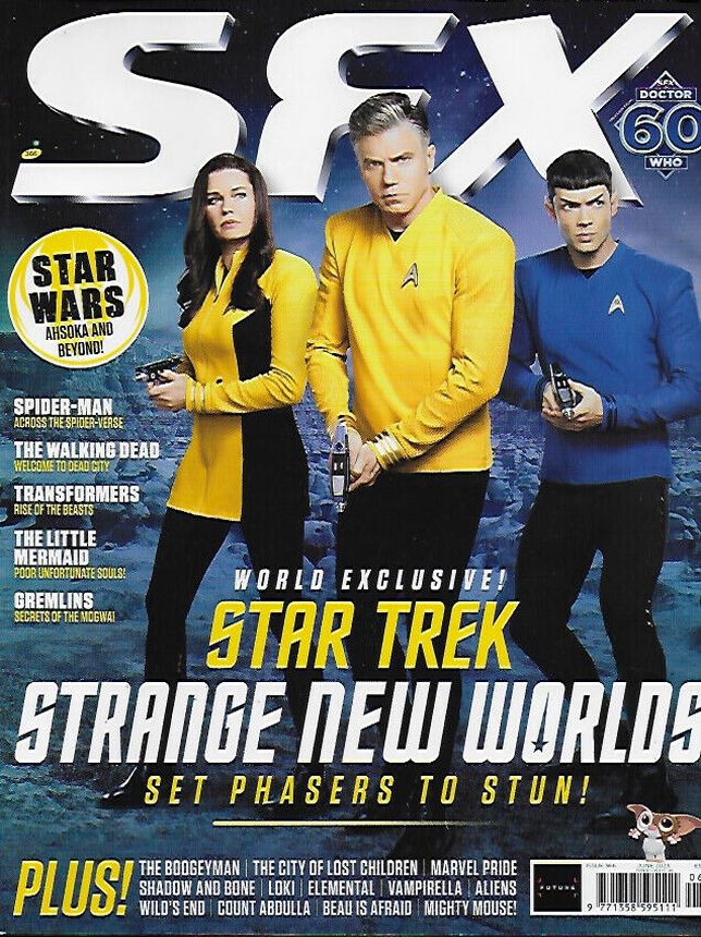 SFX magazine side cover Issue 366  June 2023