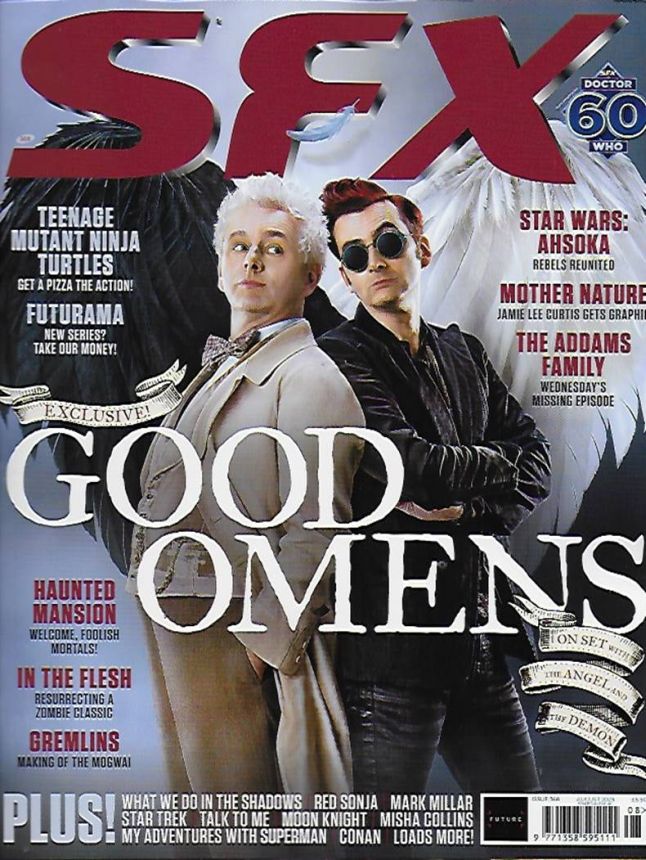 SFX magazine side cover Issue 368  August 2023