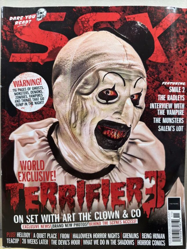 SFX magazine side cover Issue 384  November 2024
