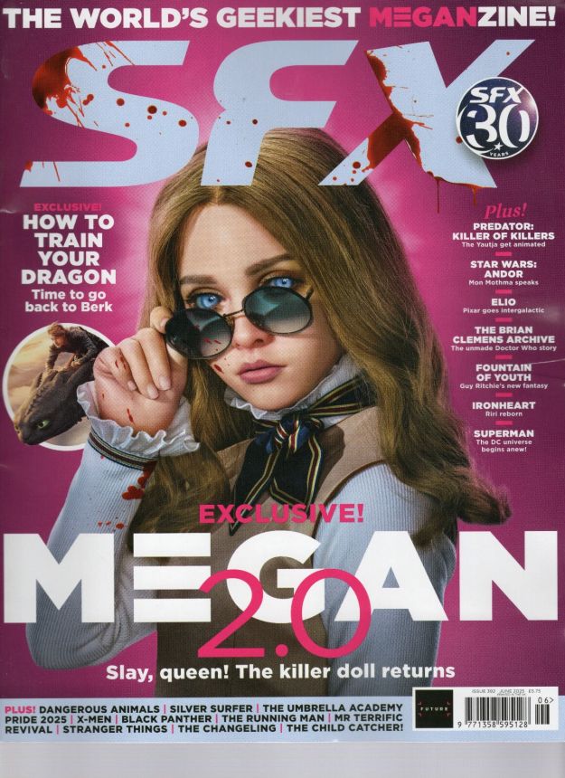 SFX magazine side cover Issue 392  June 2025