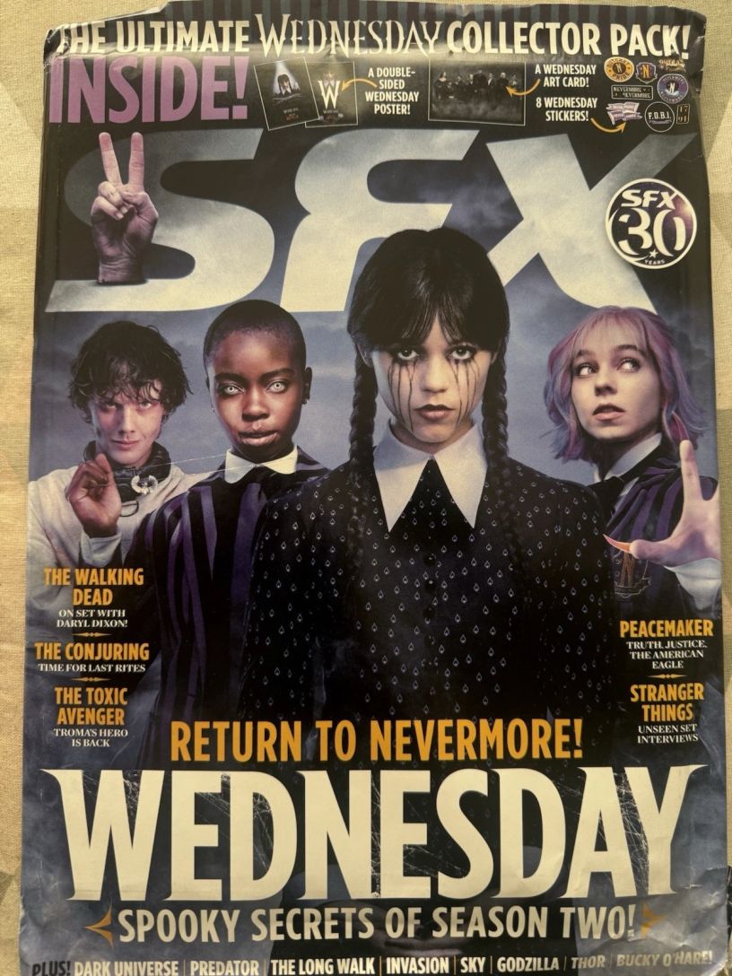 SFX magazine side cover Issue 395  September 2025