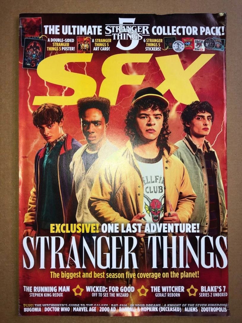 SFX magazine side cover Issue 398  December 2025