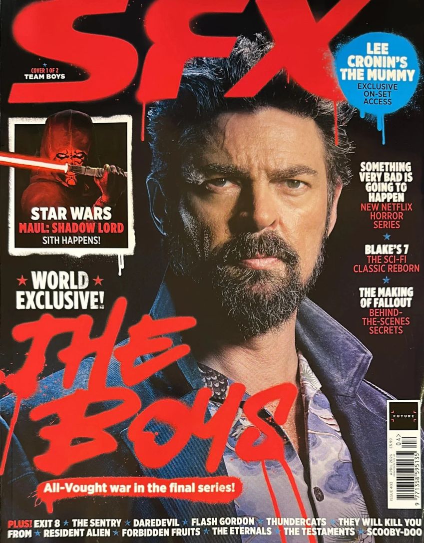 SFX magazine side cover Issue 403  April 2026