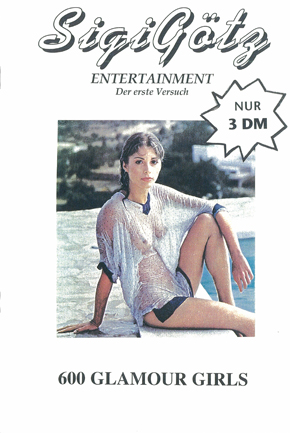 SIGIGOETZ ENTERTAINMENT magazine side cover Issue 1  2001