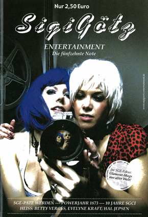 SIGIGOETZ ENTERTAINMENT magazine side cover Issue 15  2009