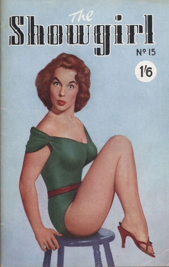 SHOWGIRL | THE magazine side cover Issue 15   1955