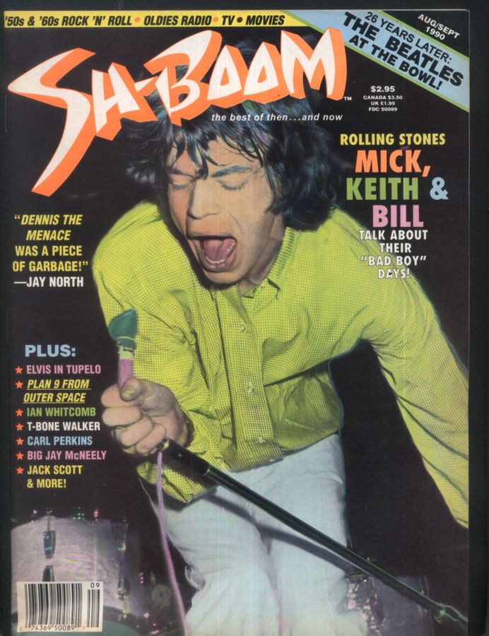 SH-BOOM magazine side cover Issue 8 August/September 1990