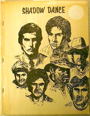 SHADOW DANCE magazine side cover Issue 1 June 1983