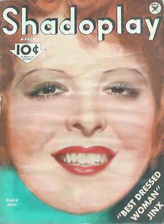 SHADOPLAY magazine side cover March 1934