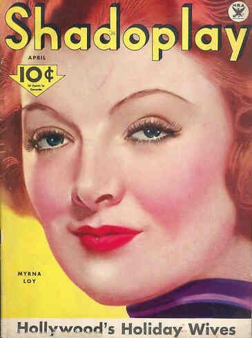 SHADOPLAY magazine side cover April 1934