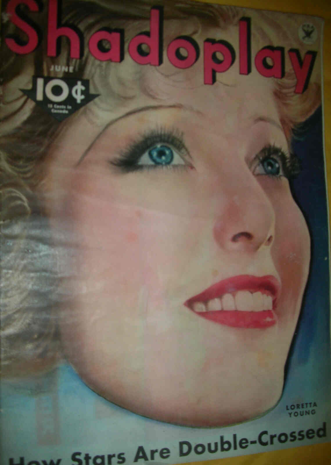 SHADOPLAY magazine side cover June 1934