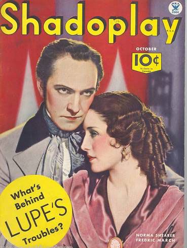 SHADOPLAY magazine side cover October 1934