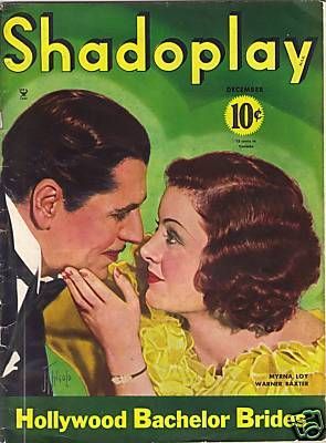 SHADOPLAY magazine side cover December 1934