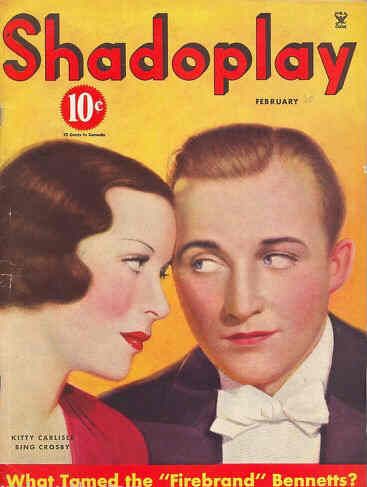 SHADOPLAY magazine side cover February 1935