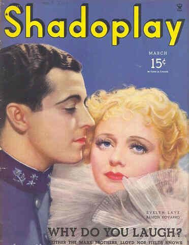 SHADOPLAY magazine side cover March 1935