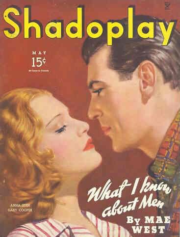 SHADOPLAY magazine side cover May 1935
