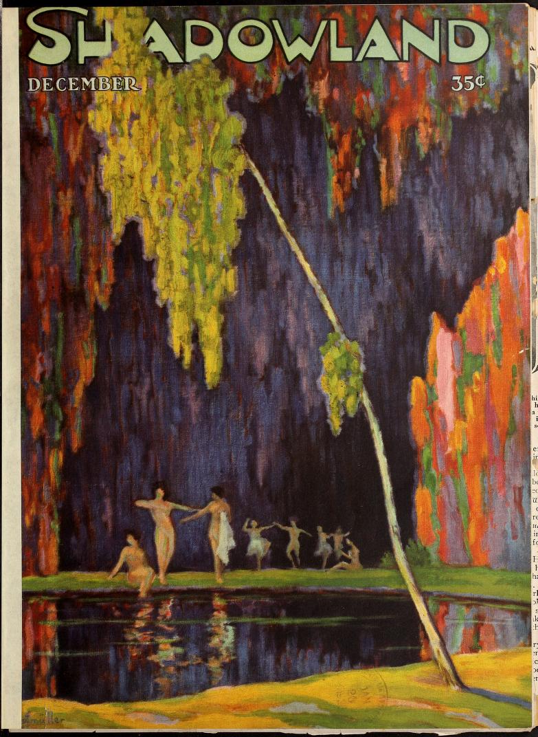 SHADOWLAND magazine side cover December 1919