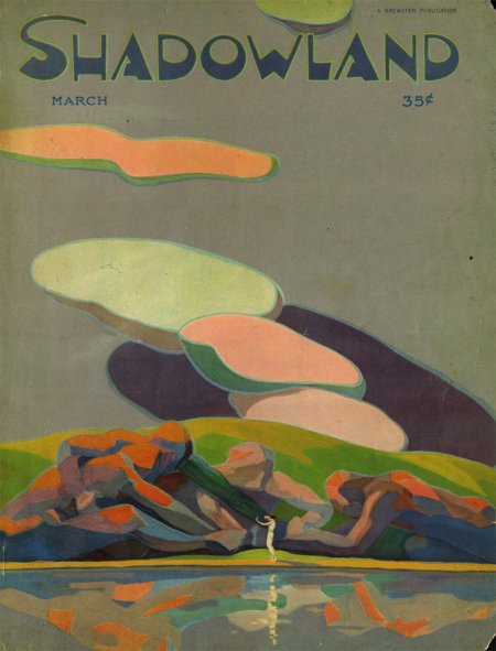 SHADOWLAND magazine side cover  Vol 4 # 1 March 1921