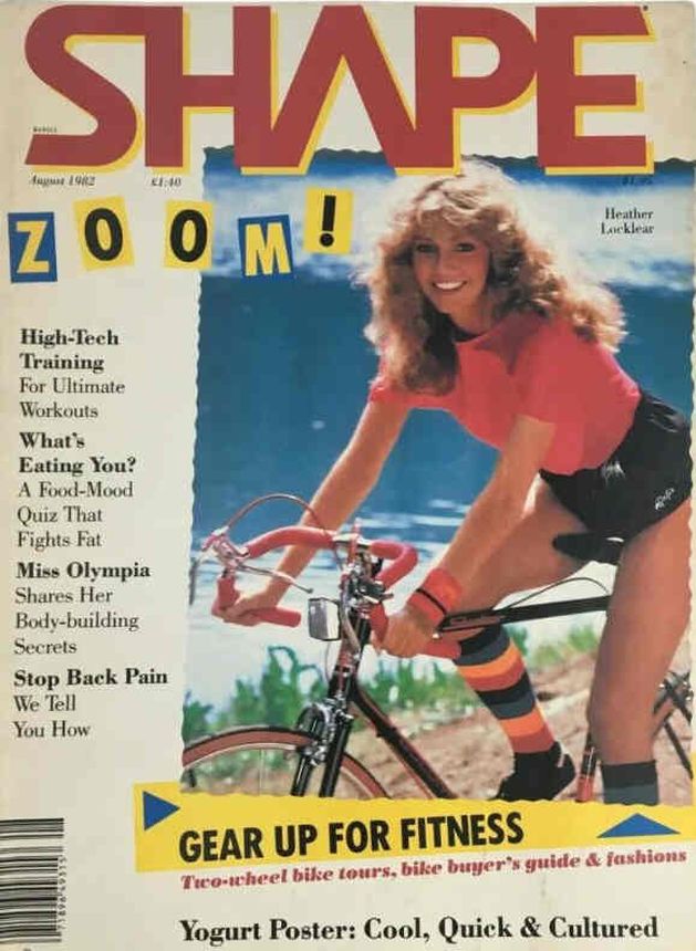 SHAPE USA magazine side cover  August 1982