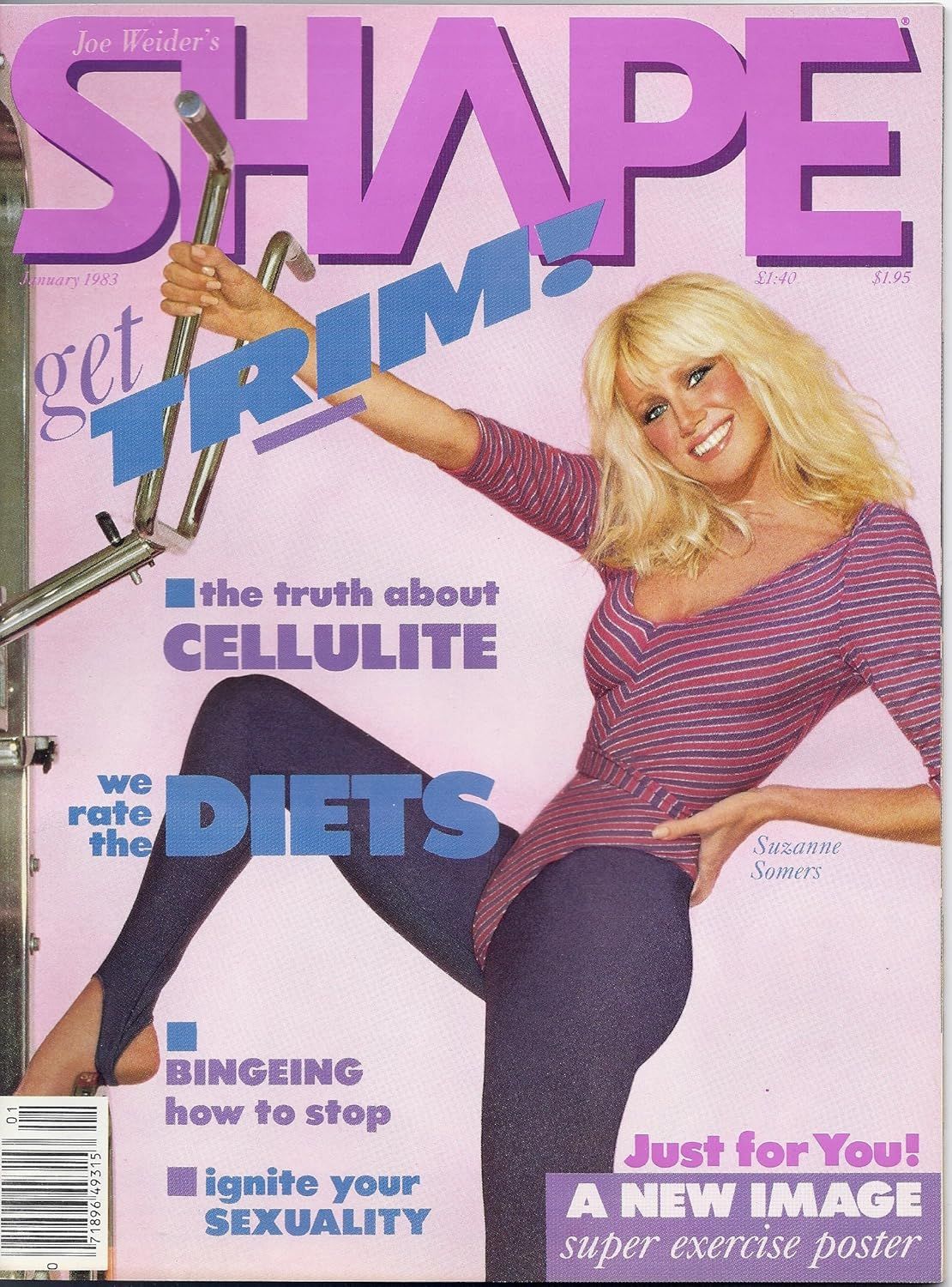 SHAPE USA magazine side cover  January 1983
