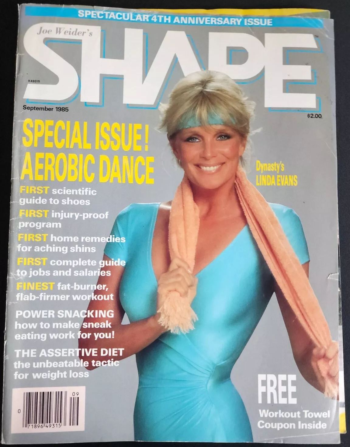 SHAPE USA magazine side cover  September 1985