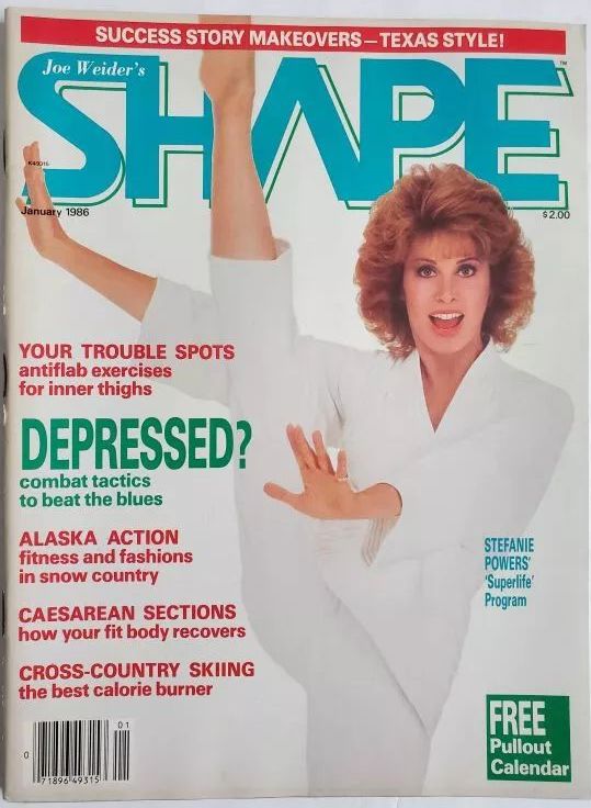 SHAPE USA magazine side cover  January 1986
