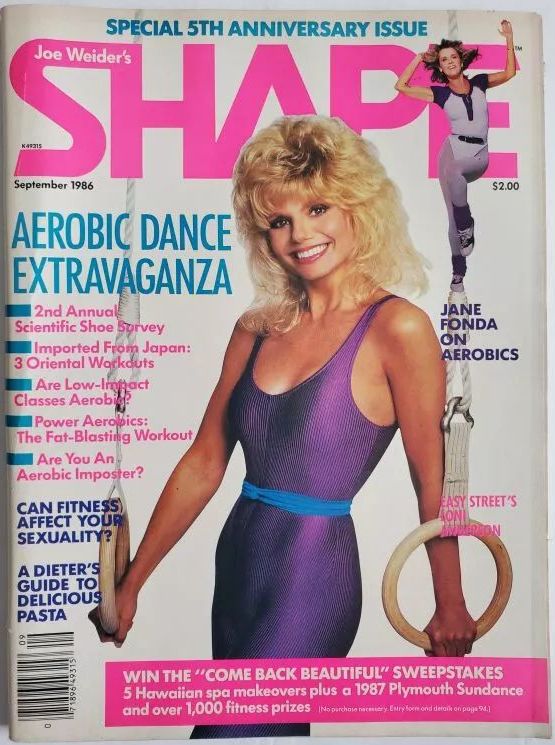 SHAPE USA magazine side cover  September 1986