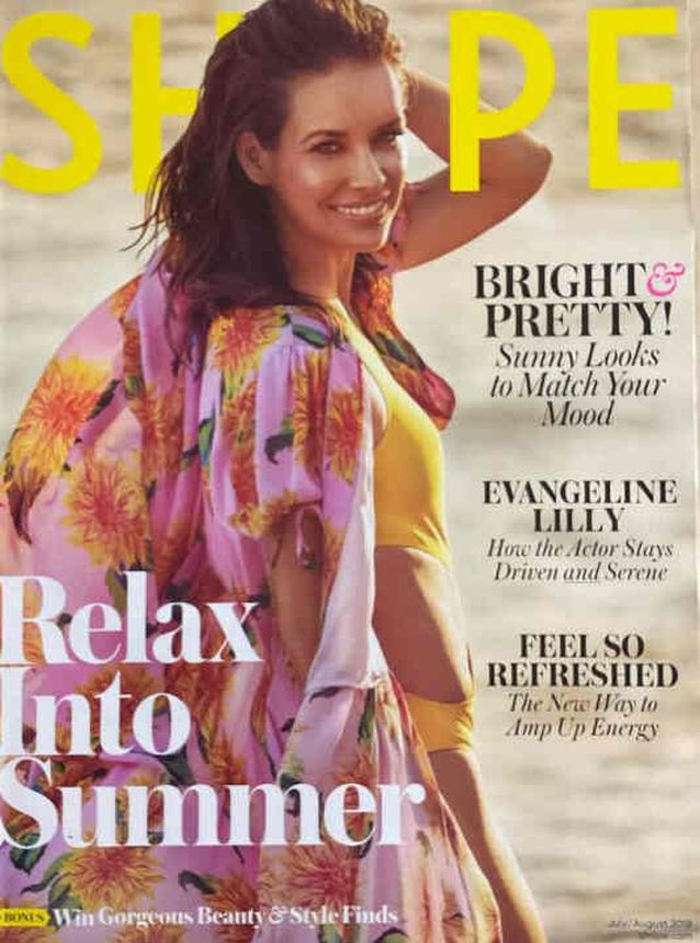 SHAPE USA magazine side cover  July/August 2018