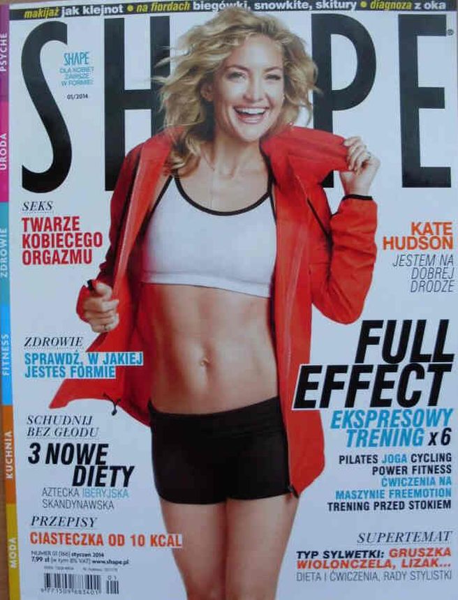 SHAPE POLAND magazine side cover  January 2014