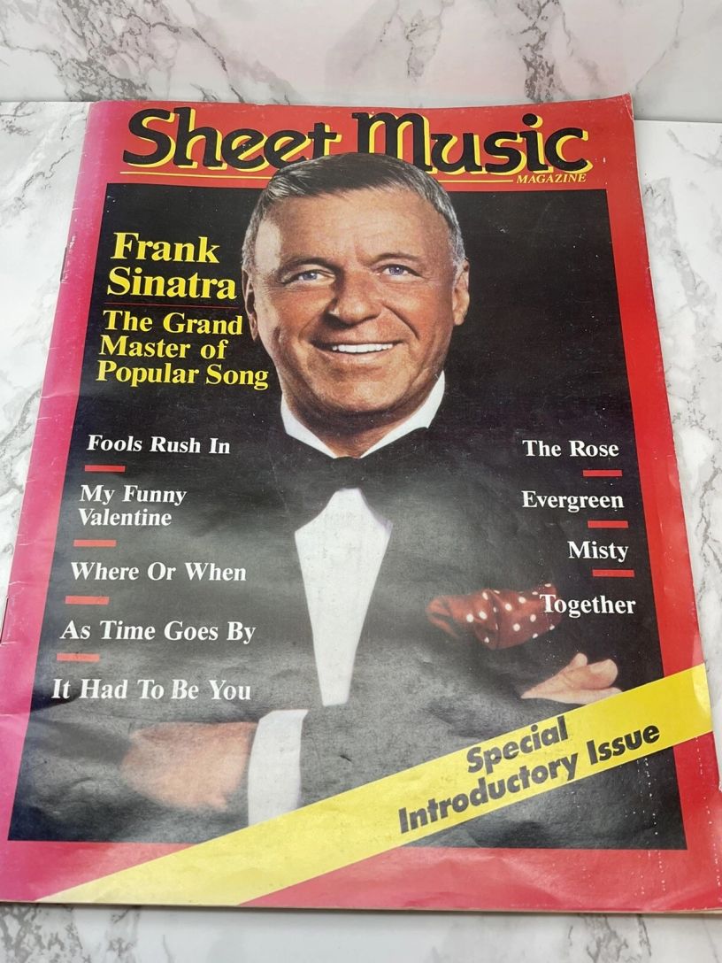 SHEET MUSIC magazine side cover  November 1991