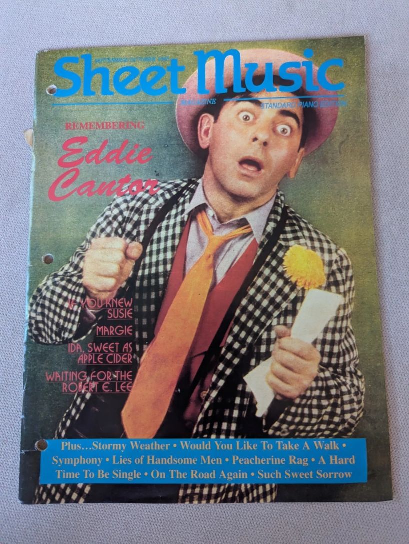 SHEET MUSIC magazine side cover  September/October 1995