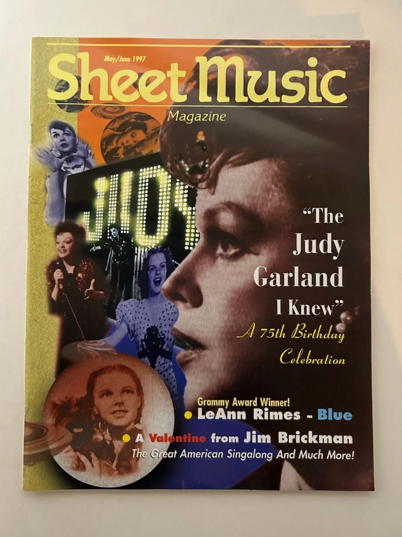 SHEET MUSIC magazine side cover  May/June 1997