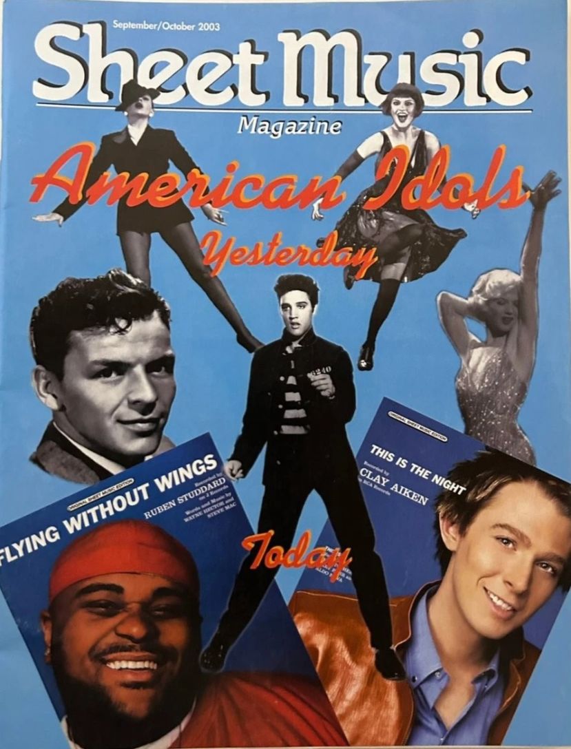 SHEET MUSIC magazine side cover  September/October 2003