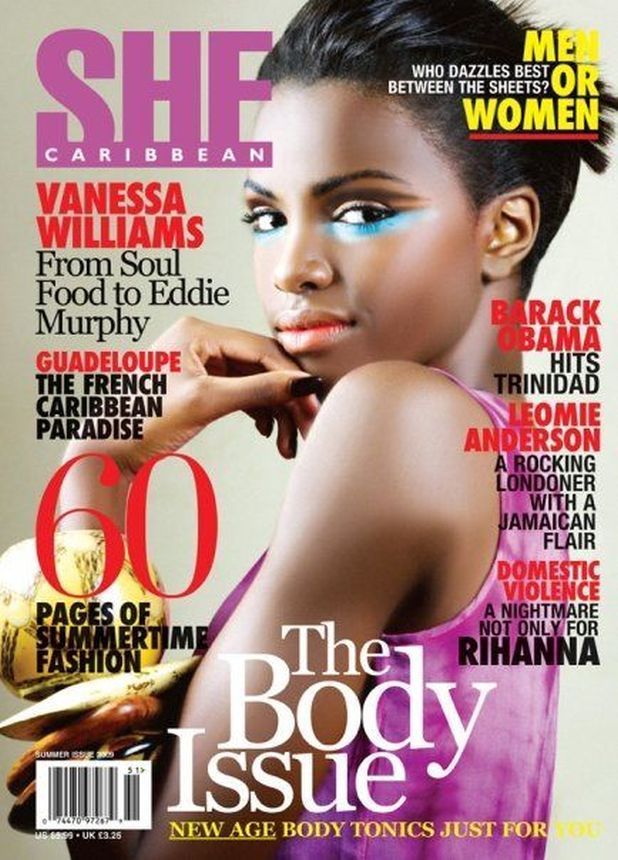 SHE JAMAICA magazine side cover  July 2009