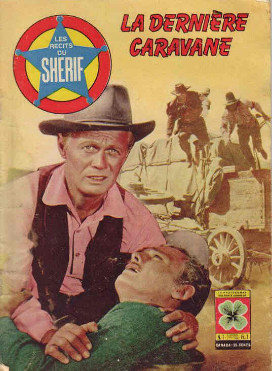 RECITS DU SHERIF | LES magazine side cover Issue 1 January 1964