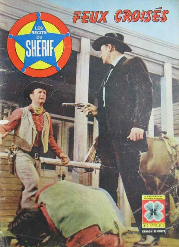 RECITS DU SHERIF | LES magazine side cover Issue 2 January 1964