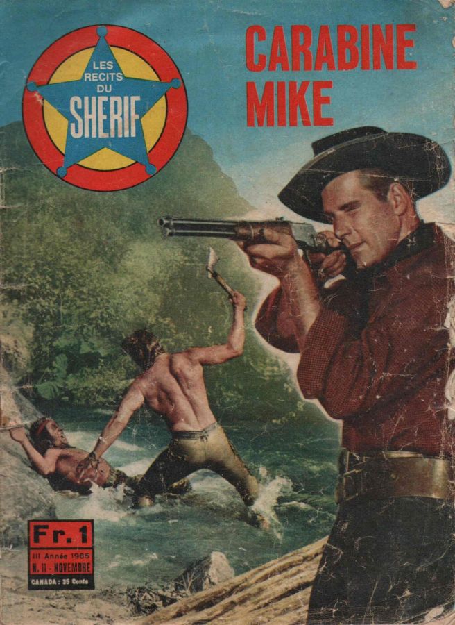 RECITS DU SHERIF | LES magazine side cover Issue 11 November 1965