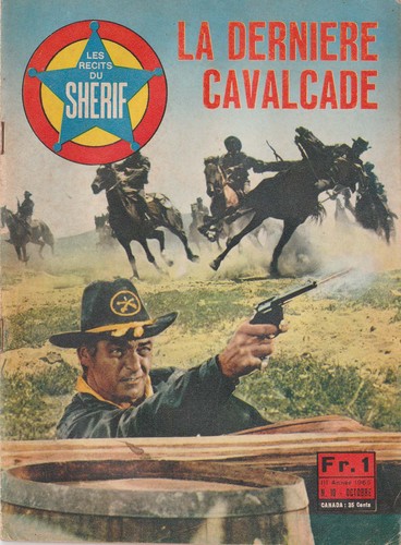 RECITS DU SHERIF | LES magazine side cover Issue 10 October 1965