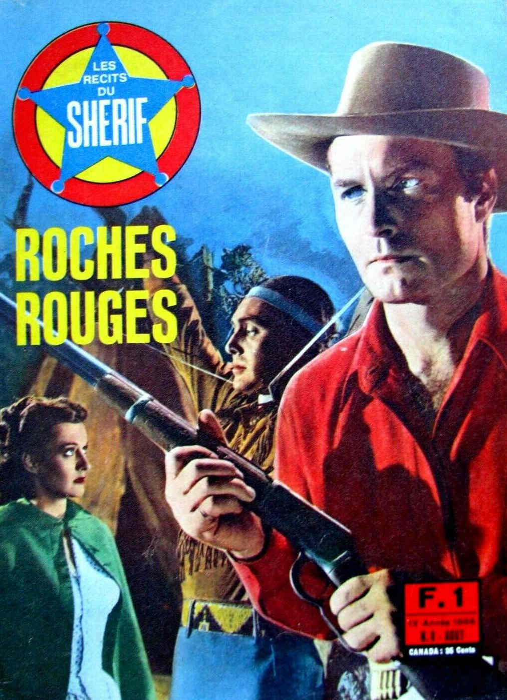 RECITS DU SHERIF | LES magazine side cover Issue 8 August 1966