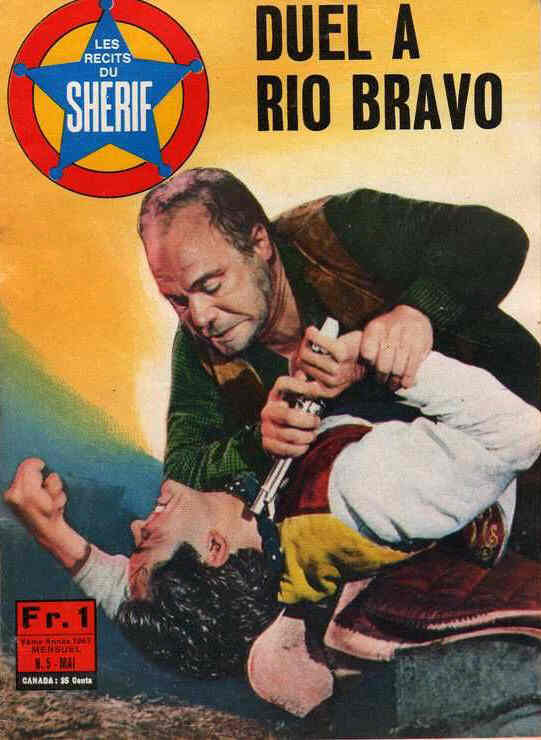 RECITS DU SHERIF | LES magazine side cover Issue 5 May 1967