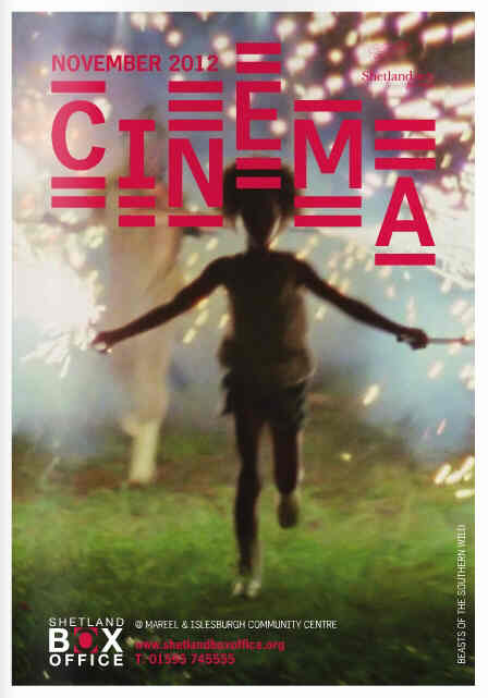 CINEMA (SHETLAND) magazine side cover November 2012