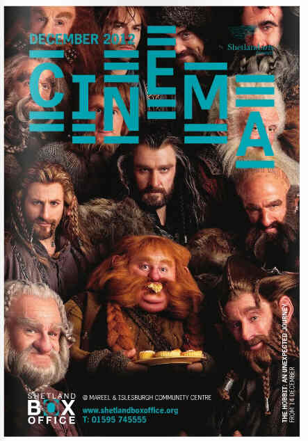 CINEMA (SHETLAND) magazine side cover December 2012
