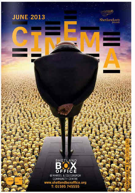 CINEMA (SHETLAND) magazine side cover June 2013