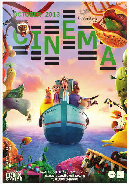 CINEMA (SHETLAND) magazine side cover October 2013