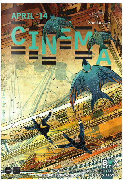 CINEMA (SHETLAND) magazine side cover April 2014