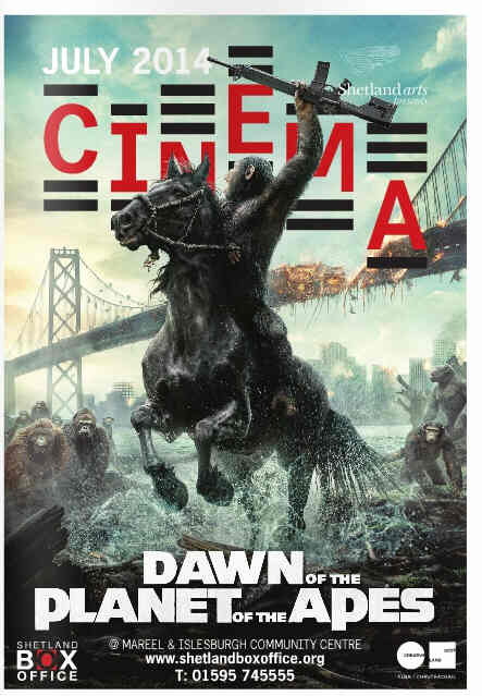 CINEMA (SHETLAND) magazine side cover July 2014